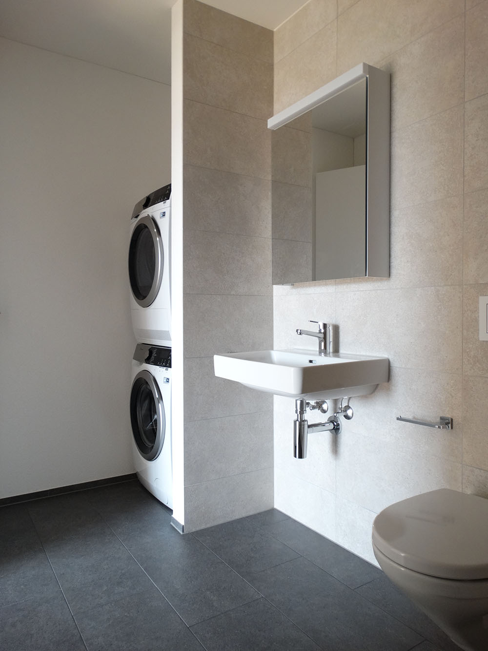 Wohnung Badezimmer Waschturm