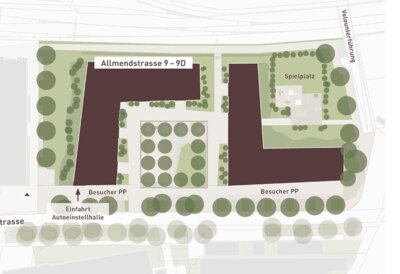 Plan de situation du bâtiment